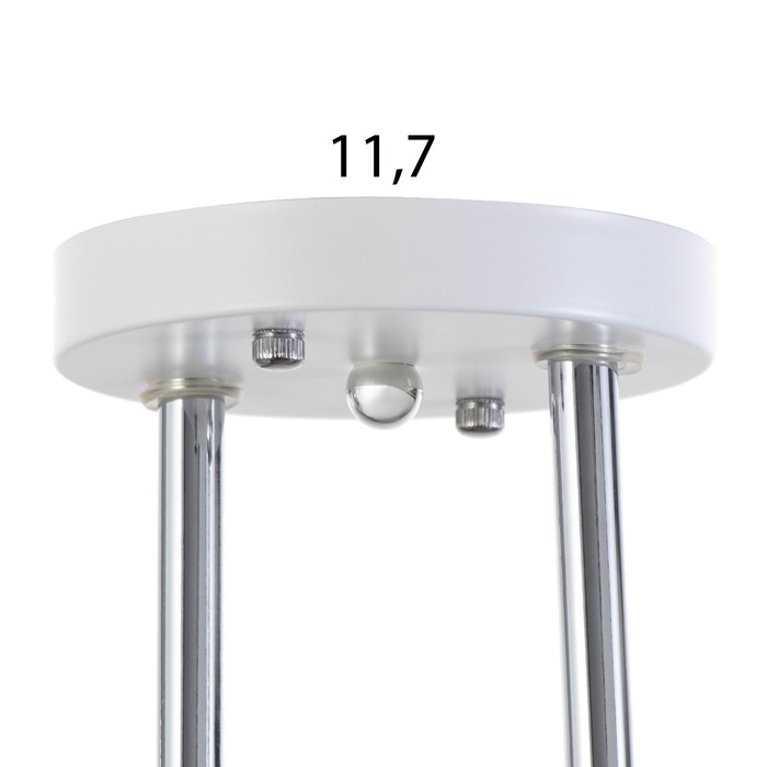 Люстра Люстра "Либерти" 2х60Вт Е27 Белый 44х12х25см