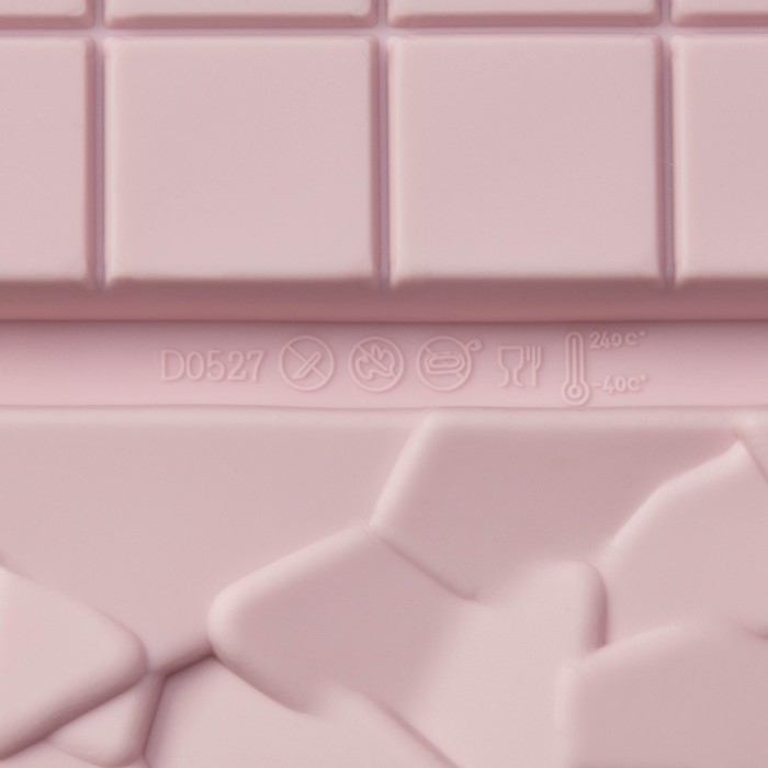 Форма для шоколада Доляна «Шоколадное ассорти», силикон, 20×15 см, 9 ячеек, цвет розовый Форма для шоколада Доляна «Шоколадное ассорти», силикон, 20×15 см, 9 ячеек, цвет розовый