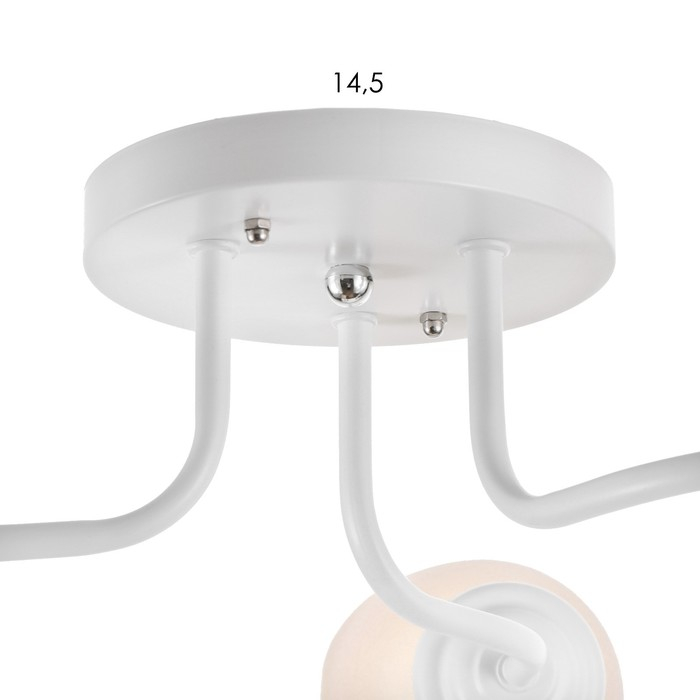 Люстра 1341001/3BR E27 15Вт белый-коричневый BayerLux Люстра 1341001/3BR E27 15Вт белый-коричневый BayerLux