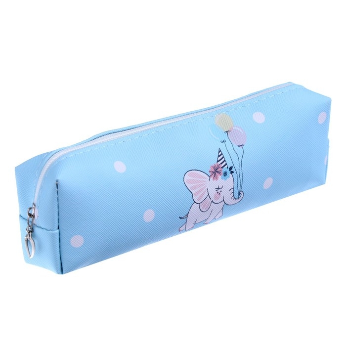 Пеналы школьный на молнии Пеналы школьный на молнии "Слоник", МИКС