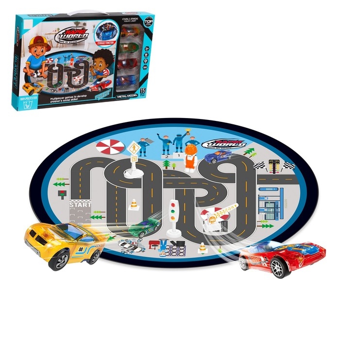 Игровой набор &laquo;Город&raquo;, с машинками и ковриком-сумкой