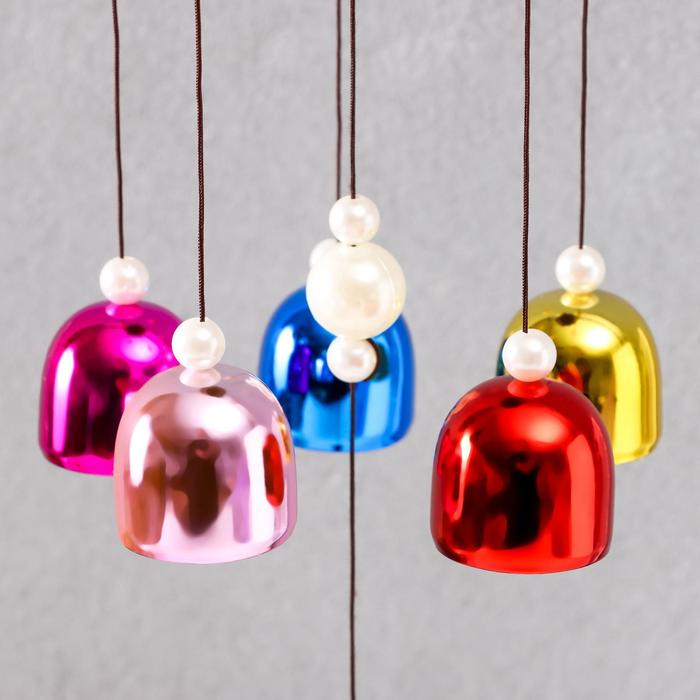 Музыка ветра металл Музыка ветра металл "От сглаза с бахромой" 5 колокольчиков 45х7,5х7,5 см