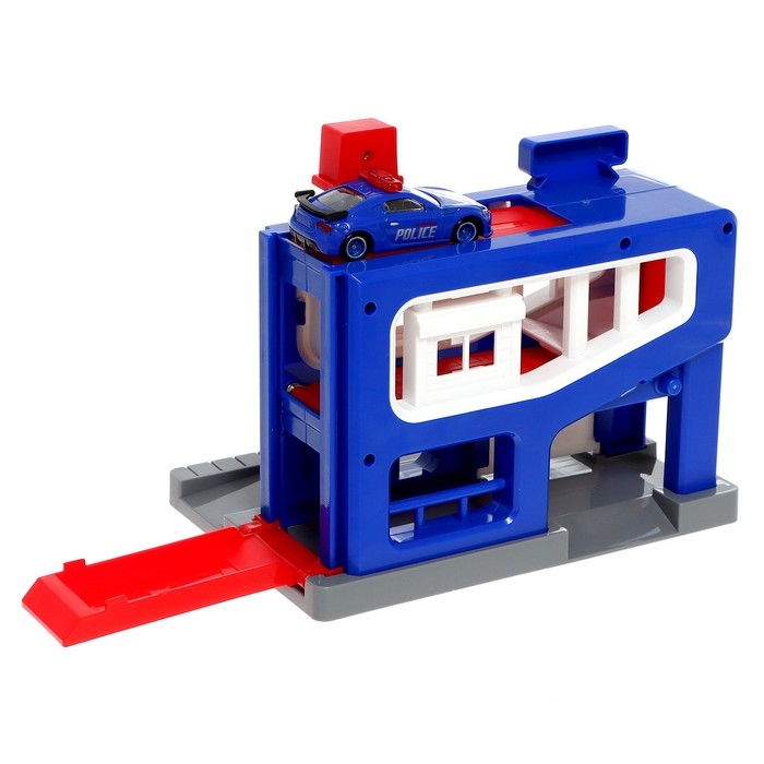 Парковка «Полицейский участок», с машинкой в комплекте, МИКС Парковка «Полицейский участок», с машинкой в комплекте, МИКС