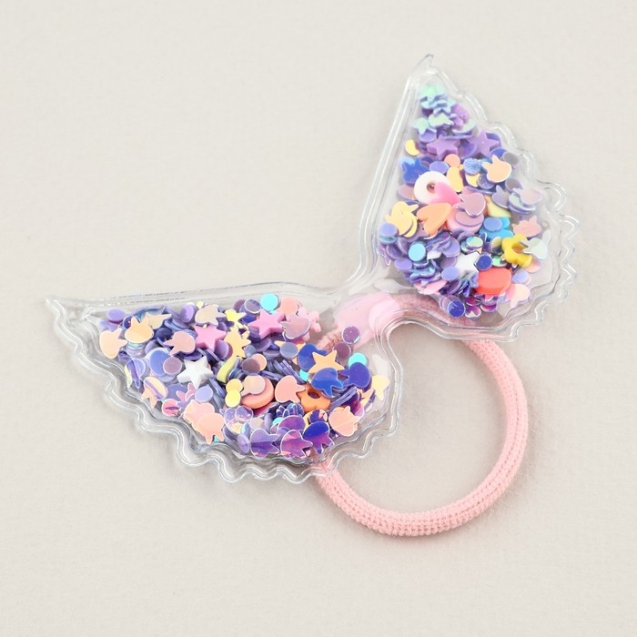 Резинка для волос с шейкером новогодняя «Волшебство» на Новый год, диам, 5 см Резинка для волос с шейкером новогодняя «Волшебство» на Новый год, диам, 5 см