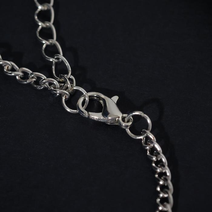 Колье со стразами «Море» стразики, цвет белый в серебре, 45 см Колье со стразами «Море» стразики, цвет белый в серебре, 45 см