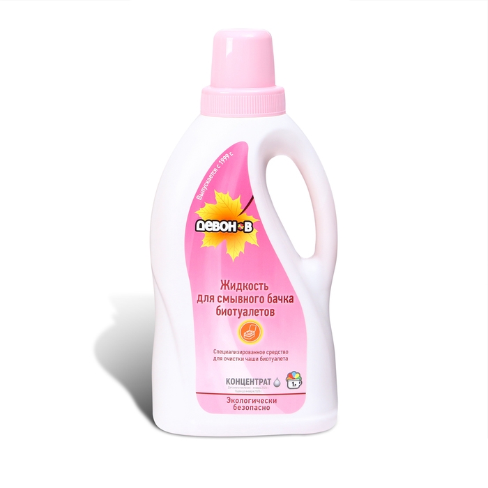 Жидкость для биотуалета верхнего бака «Девон-В», концентрат, 1 л Жидкость для биотуалета верхнего бака «Девон-В», концентрат, 1 л