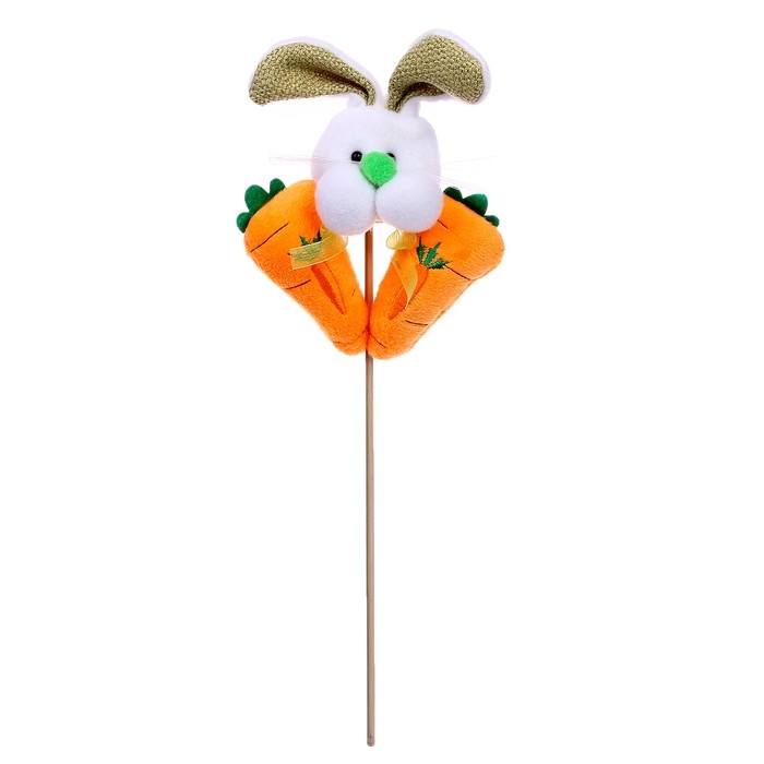 Мягкая игрушка-топпер «Кролик», цвета МИКС Мягкая игрушка-топпер «Кролик», цвета МИКС