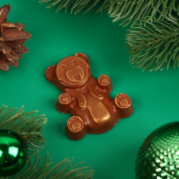 Новый год. Фигура из молочного шоколада Новый год. Фигура из молочного шоколада "Медвежонок" , 22 г ± 5 %