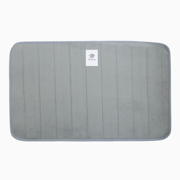 Коврик для ванной Этель Basic, цв. серый, 50х80 см Коврик для ванной Этель Basic, цв. серый, 50х80 см