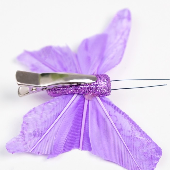 Декор на прищепке Декор на прищепке "Бабочка", МИКС, 6,5 см