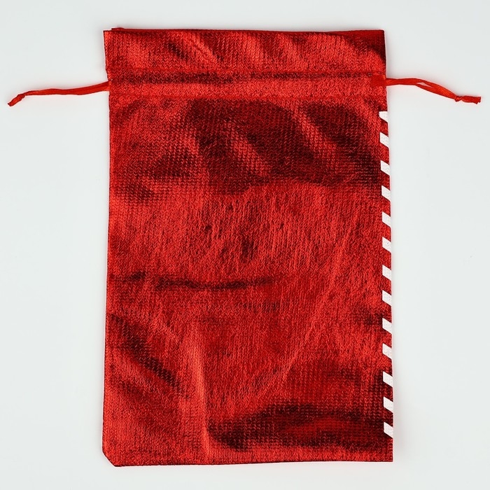 Мешочек подарочный парча «С Новым годом», красный, 16 х 24 см, Новый год Мешочек подарочный парча «С Новым годом», красный, 16 х 24 см, Новый год