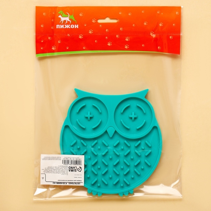 Коврик для лизания на присосках 15 х 16 см, зелёный Коврик для лизания на присосках 15 х 16 см, зелёный