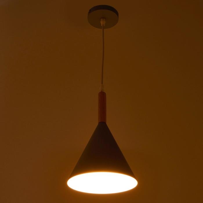 Светильник BayerLux 2034844/1 E27 40Вт серый 19,5х19,5х28 см Светильник BayerLux 2034844/1 E27 40Вт серый 19,5х19,5х28 см