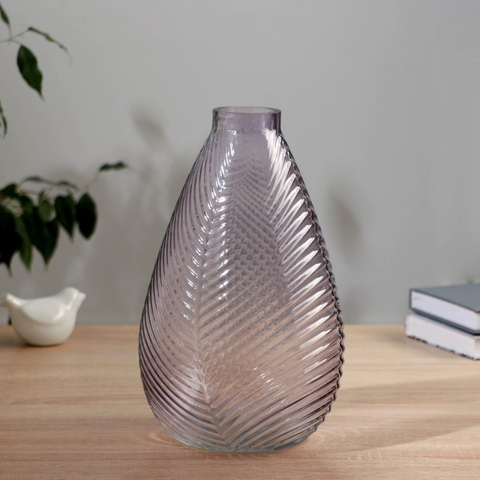 Ваза Ваза "Киркинес" лиловый Матильда d-5,5см 25,5х15см