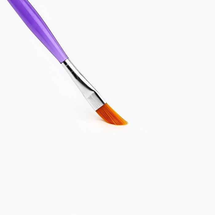 Кисть для рисования набор 6 шт. синтетика плоские «Солнце» Кисть для рисования набор 6 шт. синтетика плоские «Солнце»