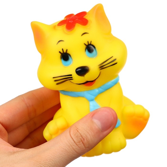 Набор резиновых игрушек для ванны «Друзья», с пищалкой, 4 шт, Крошка Я