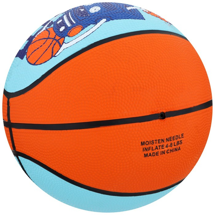 Баскетбольный мяч ONLYTOP «Робот», клееный, 8 панелей, р. 3, резина, резиновая камера Баскетбольный мяч ONLYTOP «Робот», клееный, 8 панелей, р. 3, резина, резиновая камера