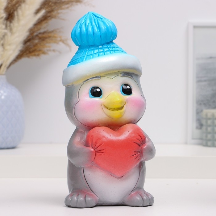 Копилка  Копилка "Пингвин с сердцем" 15 см