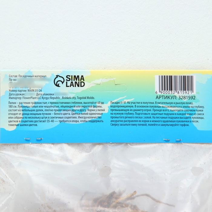 Лилия Азиатская "Розелла Дрим", р-р 12/14, 3 шт,