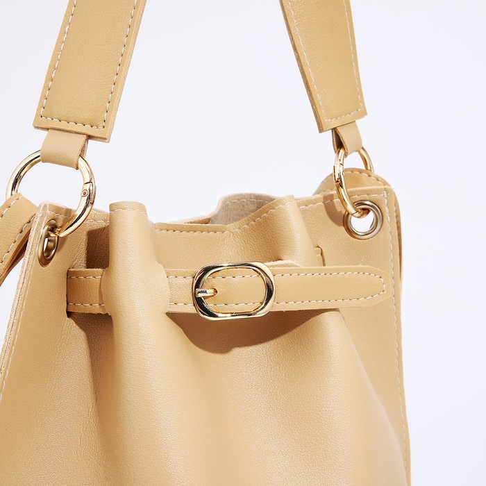 Сумка-мешок на магните, цвет бежевый Сумка-мешок на магните, цвет бежевый