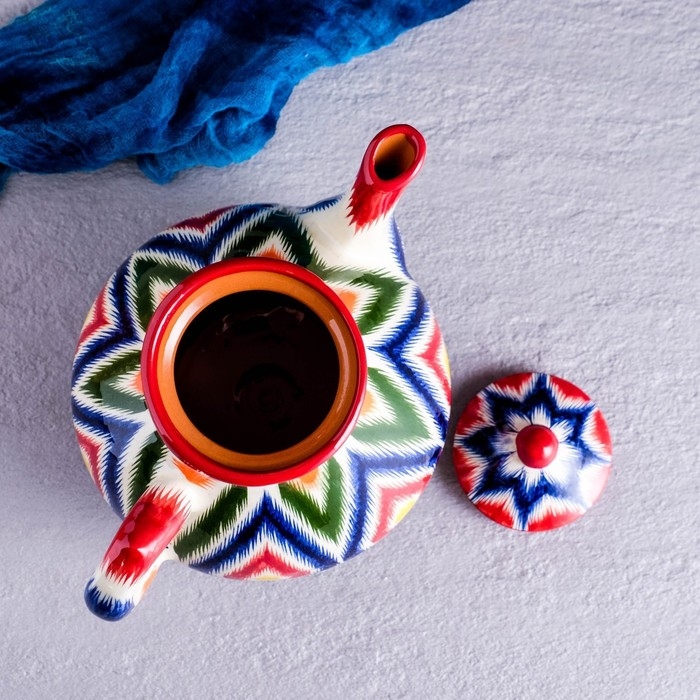 Чайник Риштанская Керамика Чайник Риштанская Керамика "Атлас", 1600 мл, разноцветный