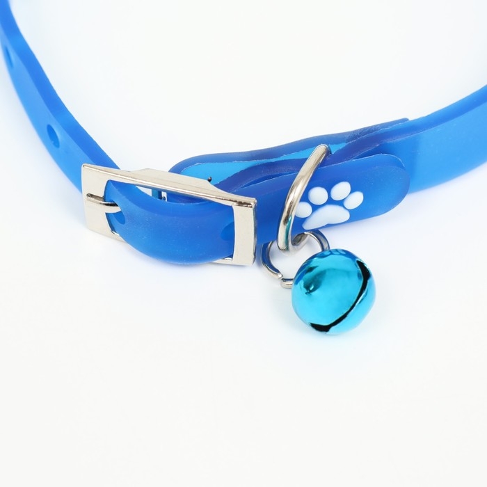 Ошейник со светящимися элементами Ошейник со светящимися элементами "Наслаждение", 30 х 1 см, голубой