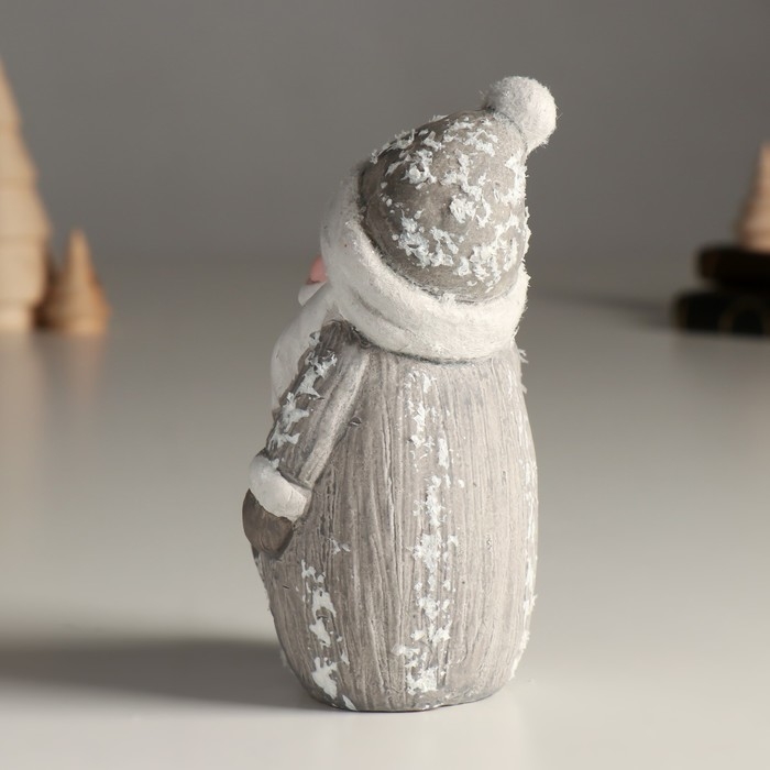 Сувенир керамика свет Сувенир керамика свет "Дед Мороз с сердечком" 8,3х7,5х16,5 см