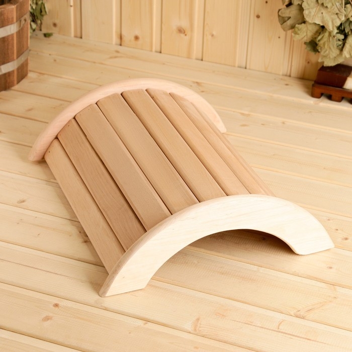 Подголовник для бани и сауны, ольха, 40 см х 35 см х 12 см Подголовник для бани и сауны, ольха, 40 см х 35 см х 12 см