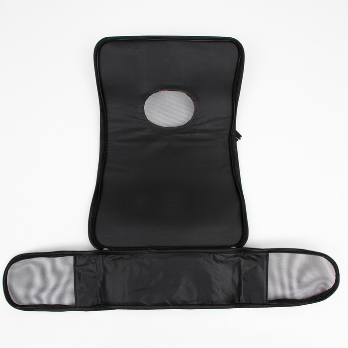 Сумка - переноска для животных  Сумка - переноска для животных "Горошек", чёрная, размер S, 37,5 х 17 х 22 см