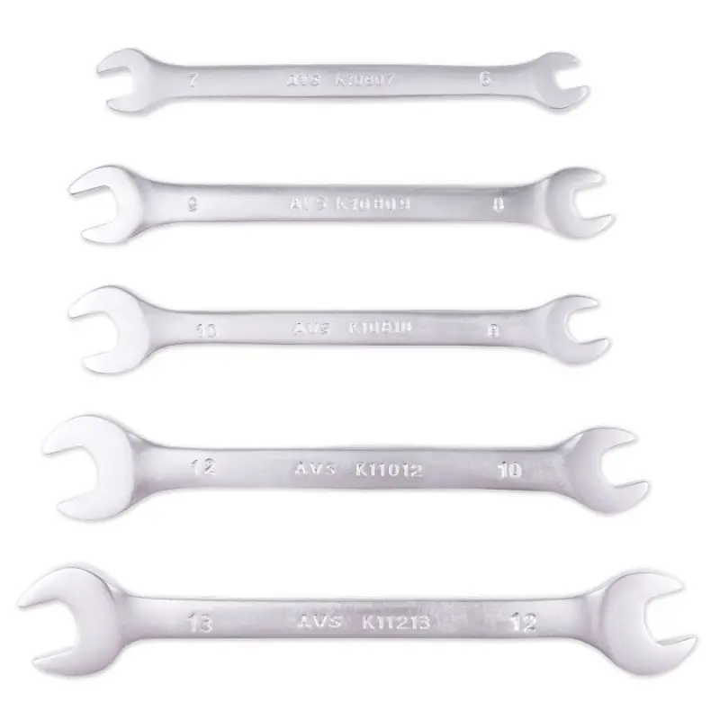 Набор ключей гаечных рожковых в сумке (6-24 мм) (10 предметов) AVS K1N10M