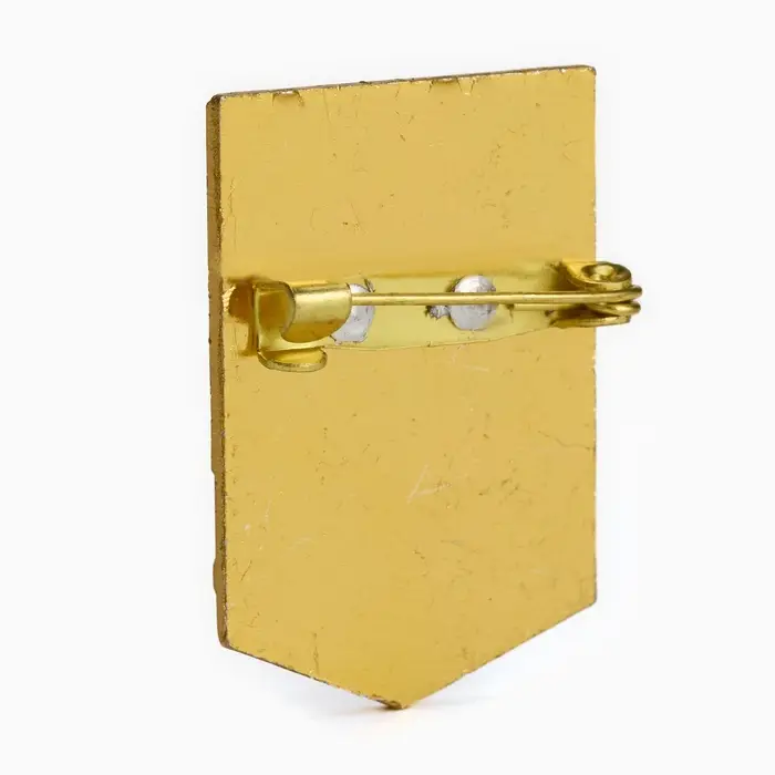 Значок СССР «Ударник труда», 3 см, цветной в золоте Значок СССР «Ударник труда», 3 см, цветной в золоте