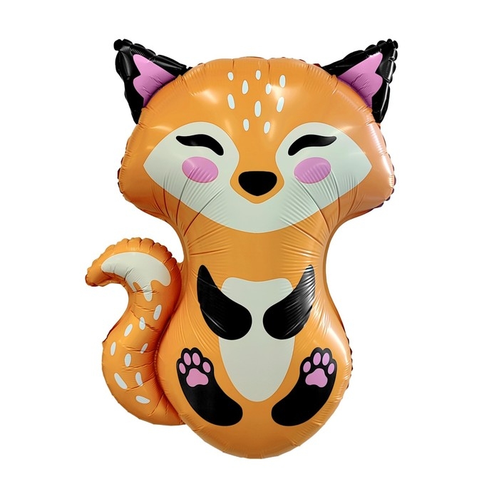 Шар фольгированный 32 Шар фольгированный 32" «Лисёнок», фигура, инд.упаковка