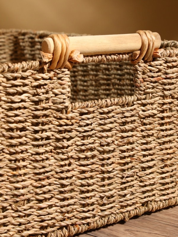 Корзина плетеная 46х30х20 см, сиграсс