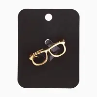 Брошь &laquo;Очки&raquo;, оправа, цвет золото