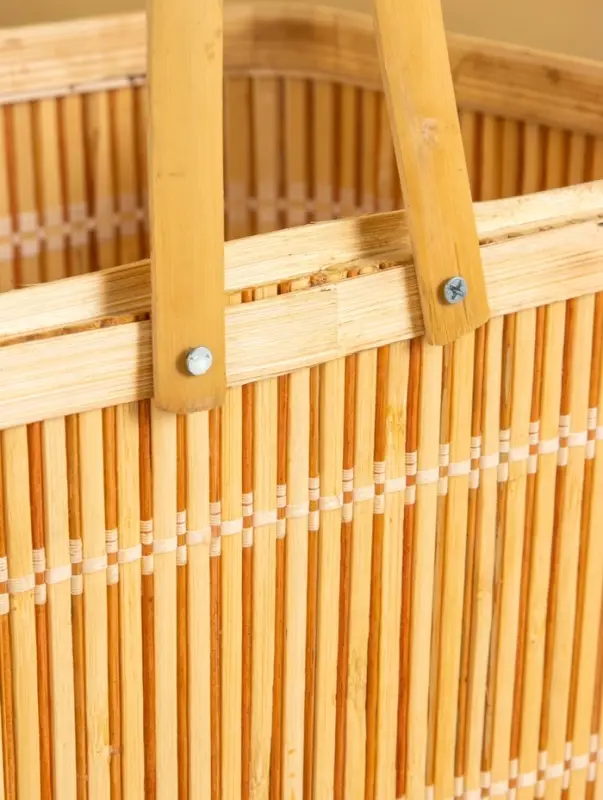 Корзина для пикника 26х26х21 см, бамбук