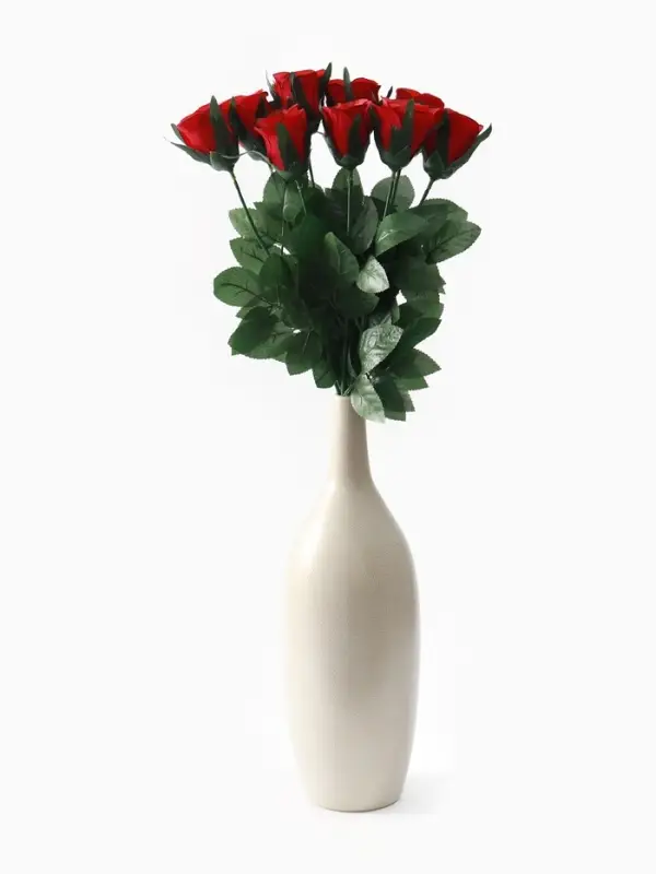 Цветы искусственные &laquo;Роза&raquo;, h=65 см, d=5 см, МИКС