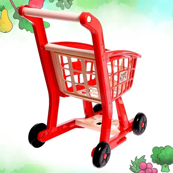 Продуктовая тележка &laquo;Шопинг&raquo; с продуктами, 42 предмета