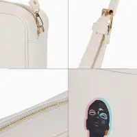 Сумка женская кросс-боди TEXTURA на молнии, 22&times;8&times;17 см, белая