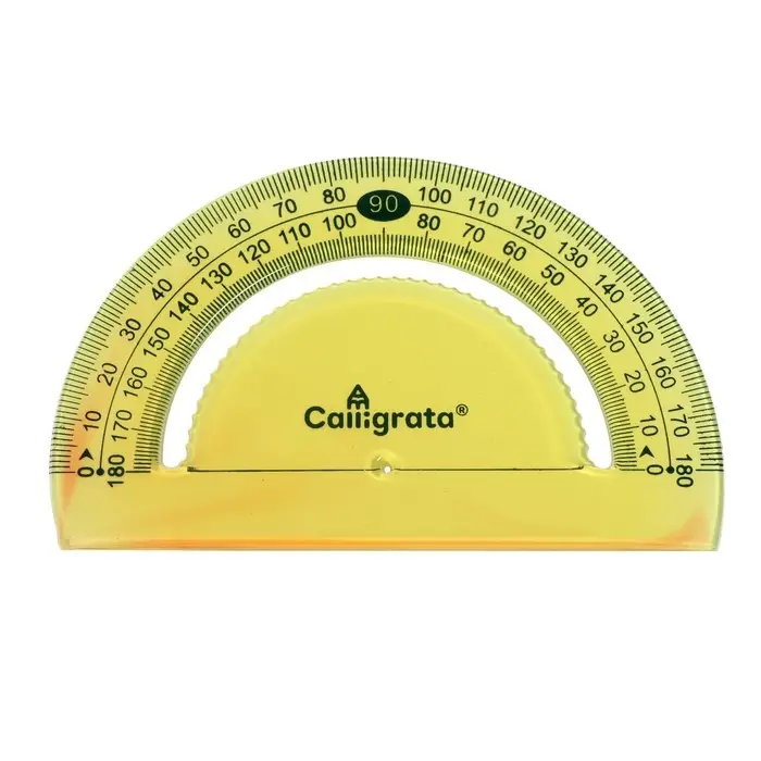 Транспортир Calligrata, гибкий, силиконовый, корпус флуоресцентный, МИКС Транспортир Calligrata, гибкий, силиконовый, корпус флуоресцентный, МИКС