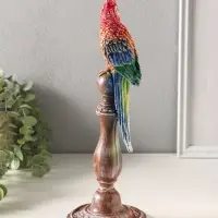 Фигура полистоун "Попугай" 33х12х12 см