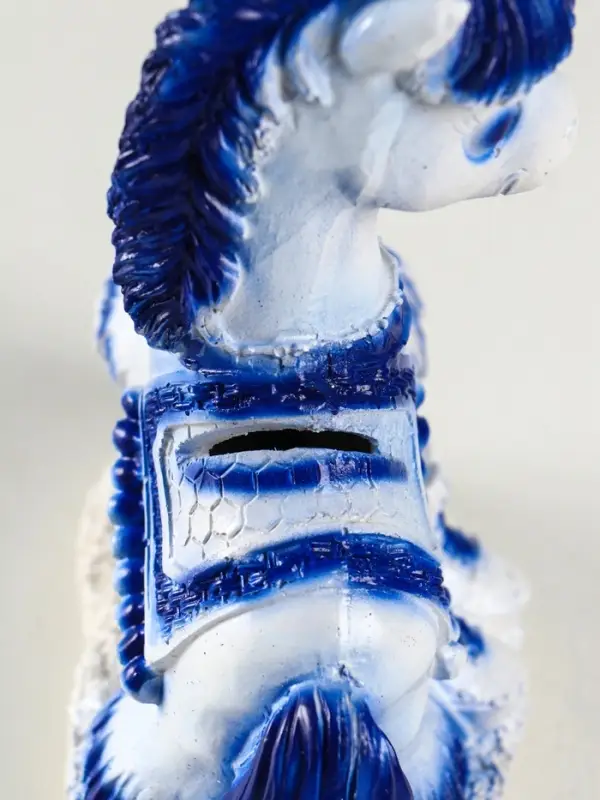 Копилка Копилка "Лошадь с мячом" 16х14х7 см, бело-голубой