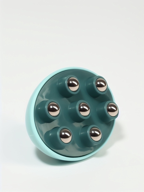 Массажёр пластик/металл универс 7 шар 8*6*6см зеленый ОТ