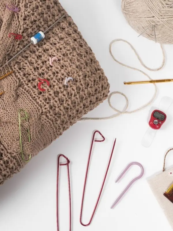 Кольцо-маркер для вязания, d=1.6 / 2.1 см, 20 шт., разноцветное