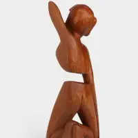 Абстракция "Отдых" дерево Суар, 30х12х12 см