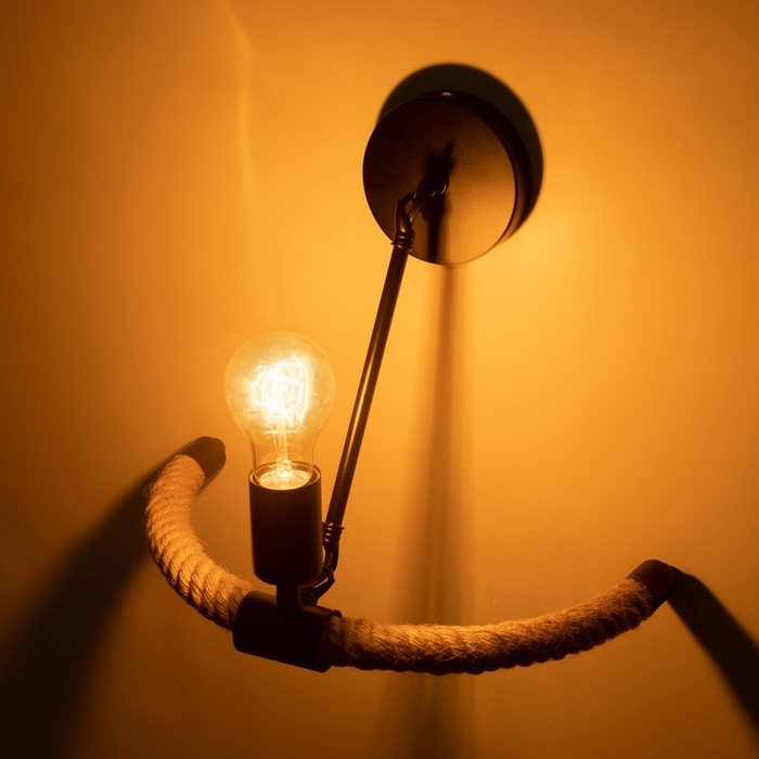 Бра  Бра "Аврора" Е27 40Вт черный 15х20х22см