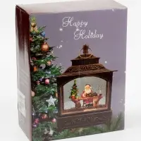 Светодиодная фигура &laquo;Телефон&raquo; 34&times;16&times;9 см, от батареек 3хААА, музыка, USB, свечение тёплое белое