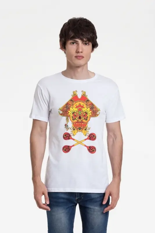 Футболка Yo Ho Hohloma, белая, размер XS Футболка Yo Ho Hohloma, белая, размер XS