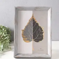 Фоторамка пластик формат А4 см "Прованс" серо-голубой 33,7х24,8х3 см