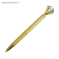 Ручка шариковая-прикол МИКС Кристал со стразами