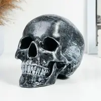 Копилка для денег &laquo;Череп&raquo;, полистоун, 16&times;13&times;22 см